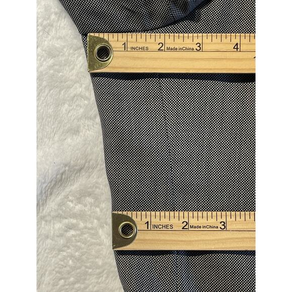 Samuelsohn 40R Black and Gray Birdseye Casual Designer Blazer Sport Jacket - Picture 12 of 16